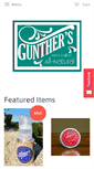 Mobile Screenshot of gunthersallnatural.com